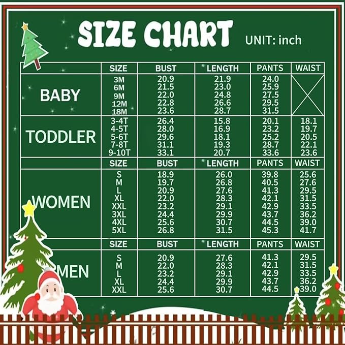 Family Christmas Pajamas Matching Sets Holiday Xmas Party Family Sleepwear Set Jammies for Couples