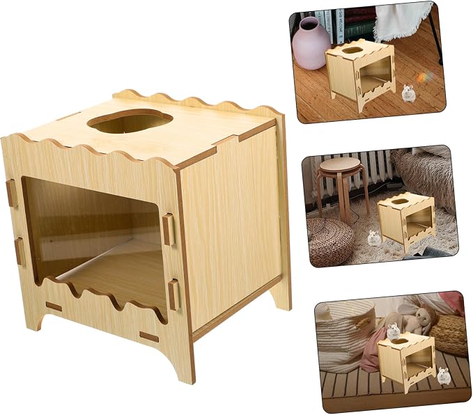 VANZACK Hamster Nest Small Animal Toys Gerbil Pet Supplies Digging Box Pet Nest for Hamsters