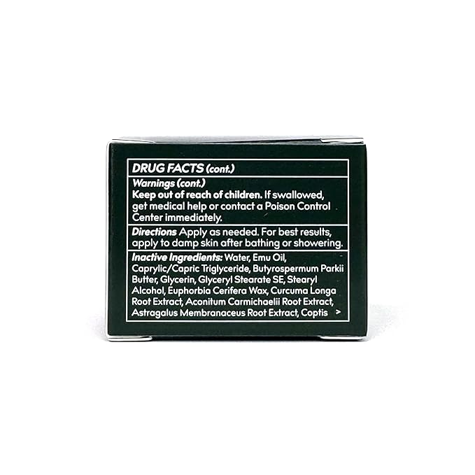 Herbitual Eczema Relief Balm – Soothing Moisturizer for Face & Body, Dry & Sensitive Skin Barrier Protectant Cream, Flare-Up Treatment for Itchy, Irritated Skin, Steroid & Fragrance-Free