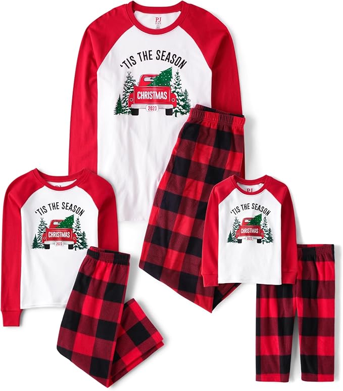 The Children's Place Kids' Holiday Long Sleeve Pajamas