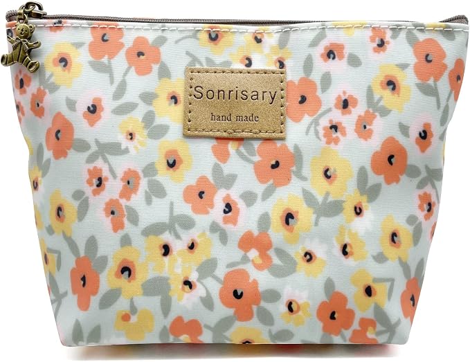 Hunger Floral Print Makeup Cosmetic Bag Carry Case, 14 Patterns (P1141709)