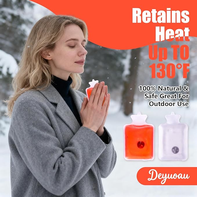 Reusable Pocket Heat Packs, Hand Warmers - Easy Reset & Comfortable Warmth for Daily Use, Commute & Cold Days