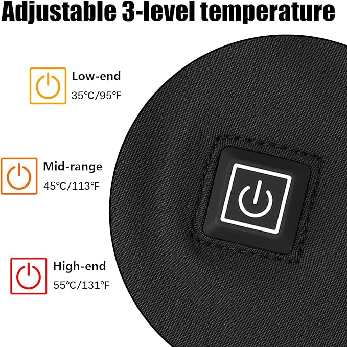 PETAC GEAR Tactical Hand Warmer,Portable Drop Hanger Waist Handwarmer Pouch for Hunting Golf Camping Fishing, Hiking, Football Winter Outdoor Field Survival.