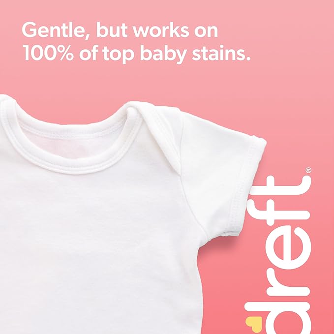 Bundle of Dreft Stage 1: Newborn Baby Liquid Laundry Detergent 114 loads 165 fl oz + Blissfuls In-Wash Scent Booster Beads, Baby Fresh Scent, 24 oz