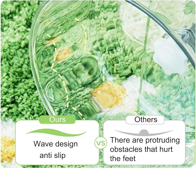 Hamster Wheel, Silent Running Exercise Wheel with Adjustable Stand for Hamster Guinea Pig Gerbil Hedgehog Small Animal Cage Accessories (Clear, 7.1inch/18cm)