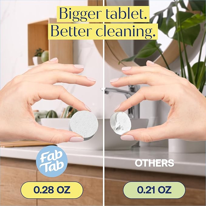 Fab Tab Foaming Hand Soap Refill - Natural Hand Soap - Bathroom Hand Wash - Plant-Based - No Harsh Chemicals - Variety scents - 8 Pack. Makes 8 x 11.9 fl oz (Bottle Not Included)