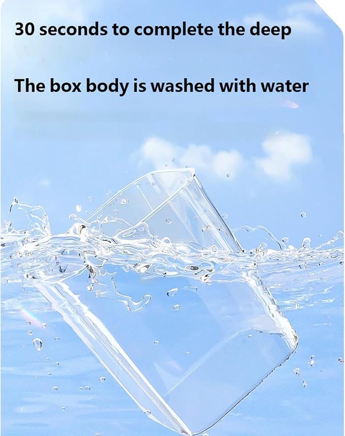 Natural Behavior Simulators Sand Bath Box for Hamsters with Depth Digging Space and Visible Side for Observation Observation Sand Bath Natural Toy Hamster