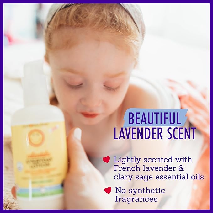 California Baby Calendula Lotion | 100% Plant-Based Moisturizer | Lavender Baby Lotion | Face Moisturizer For Dry Skin | Hypoallergenic | 19 oz.