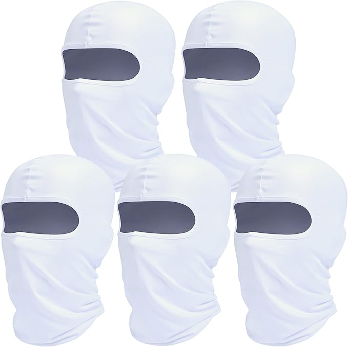 ROXUN Balaclava Ski Mask, 5 Pack Neck Gaiter Motorcycle Scarf Cold Winter Warm Windproof Men/Women