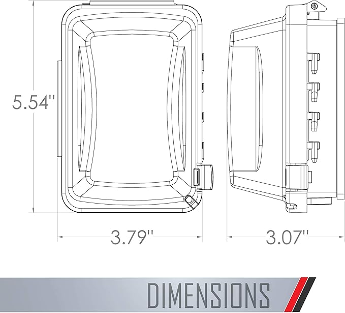 TayMac MM410W Single-Gang Horizontal/Vertical Mount Weatherproof In-Use Cover, 16 in 1, 2.75 in, White