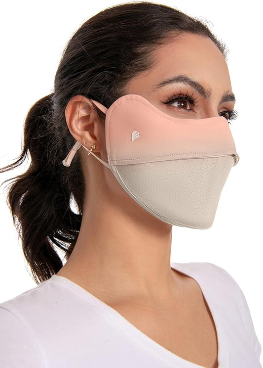 UPF 50+ UV Sun Protection Face Cover/Neck Balaclava Reusable Face Mask Dustproof Cooling Breathable