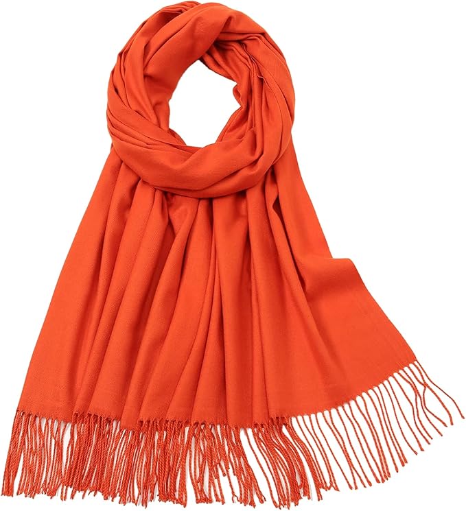 RIIQIICHY Women's Scarf Pashmina Shawls and Wraps for Evening Dress Bridesmaid Wedding Bridal Winter Warm Long Large Scarves
