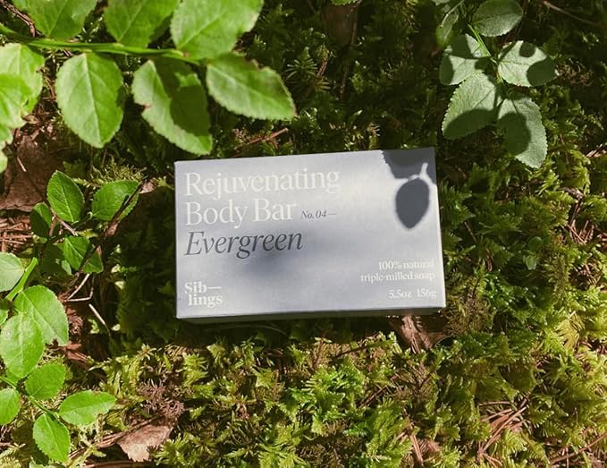 Siblings Essentials, Candle Refill Kit, DIY Candle Kit | No 05: Clove, Lavender, Cedarwood and Rejuvenating Body Bar Soap (Evergreen)