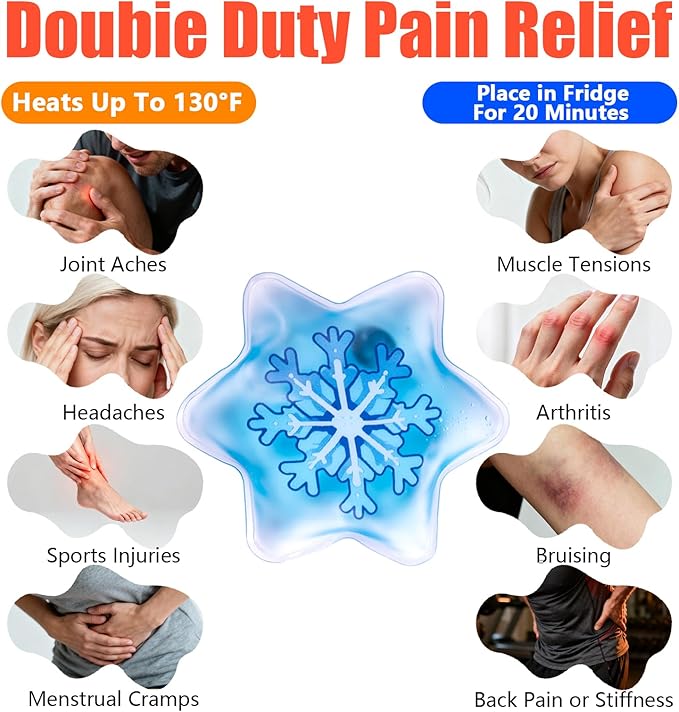 Reusable Pocket Heat Packs, Hand Warmers - Easy Reset & Comfortable Warmth for Daily Use, Commute & Cold Days