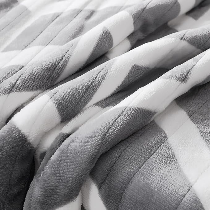 VENTIMI Electric Blanket Heated Throw, 50" x 60" Heated Blanket with 5 Heat Levels & 3 Hours Auto Off, Fast Heating Blankets with ETL & FCC Certification, Grey