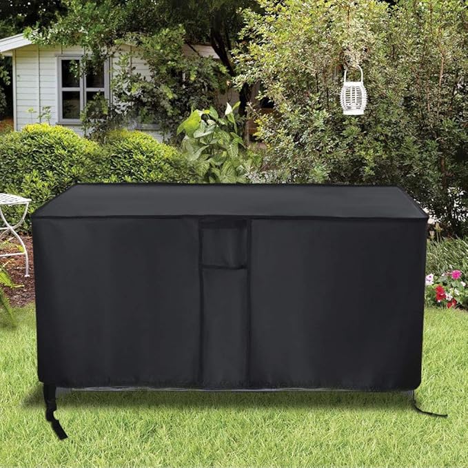 Outdoor Deck Storage Box Cover for 134 Gallon Deck Boxes,Waterproof Patio Storage Box Cover - 56 X 28 X 27 Inch