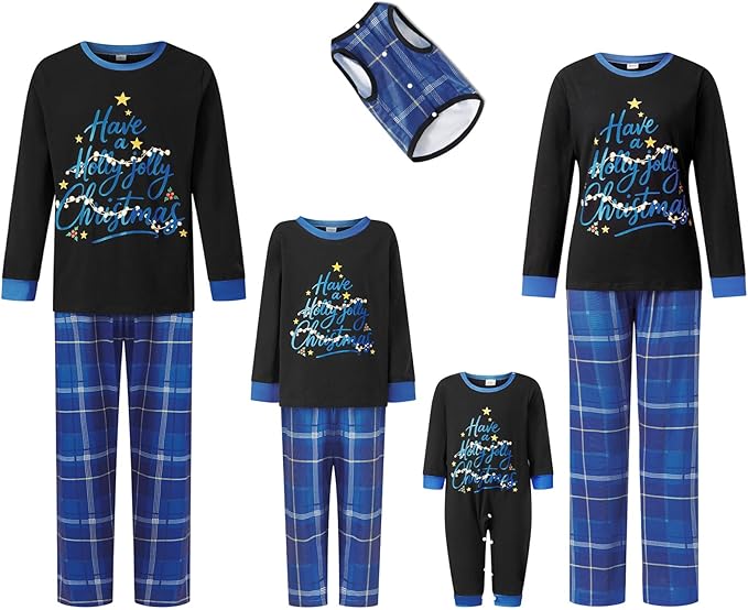 2024 Family Matching Pajamas Sets - Christmas Pjs Sleepwear Outfits for Holiday & Xmas Party
