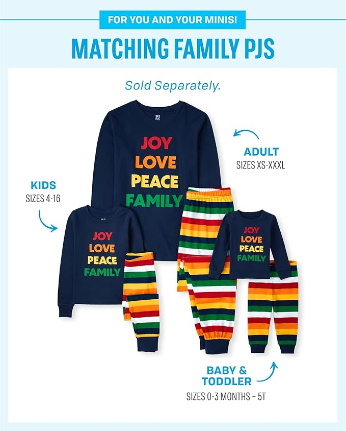The Children's Place Kids' Holiday Long Sleeve Pajamas