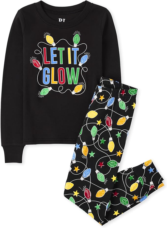 The Children’s Place Family Matching, Christmas and Holiday Pajama Sets, Cotton