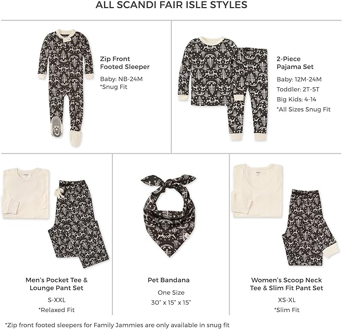 Burt's Bees Baby Baby Family Jammies Matching Holiday Organic Cotton Pajamas