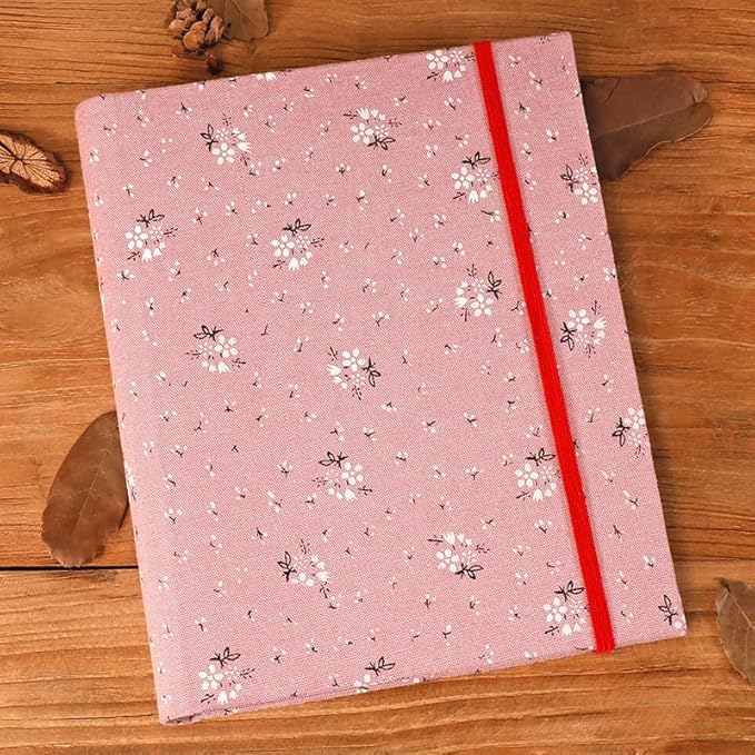 Photo Album 4x6, Soft Fabric Cover Pictures Photo Albums Memory Book for Family Baby Wedding Anniversary Birthday (Pink, 200 Pockets)