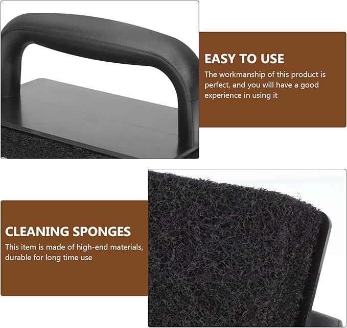 Happyyami 1set Multi-Function Cleaning Brush for and Kitchenware Heavy-Duty Scrubber Sponges for Oil and Grease Removal Quick-Drying and Lightweight Cleaning Tools