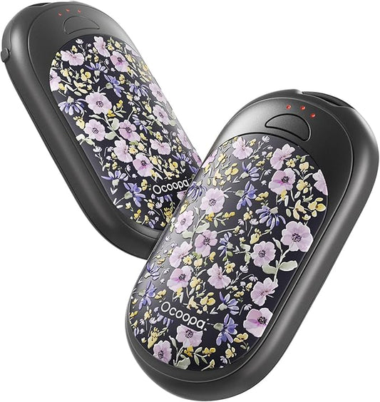 OCOOPA Magnetic Hand Warmers Rechargeable 2 Pack, UL Safety Heat 100-126°F, 3-Settings, Pocket-Sized, Max. 8 Hrs Long Lasting,Great for Raynauds, Golf, Hunting, Camping, Gifts for Men Women, UT3 Lite