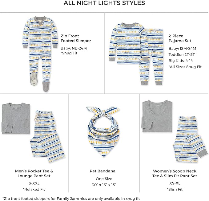Burt's Bees Baby Baby Family Jammies Matching Holiday Organic Cotton Pajamas