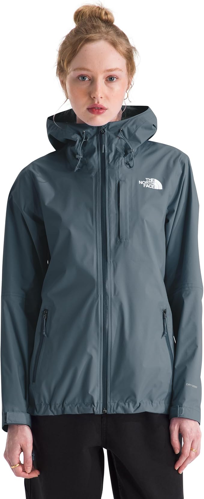 THE NORTH FACE Women's Alta Vista Rain Jacket | 3 Piece Hood With Adjustable Cinch-cord, Waterproof, Breathable
