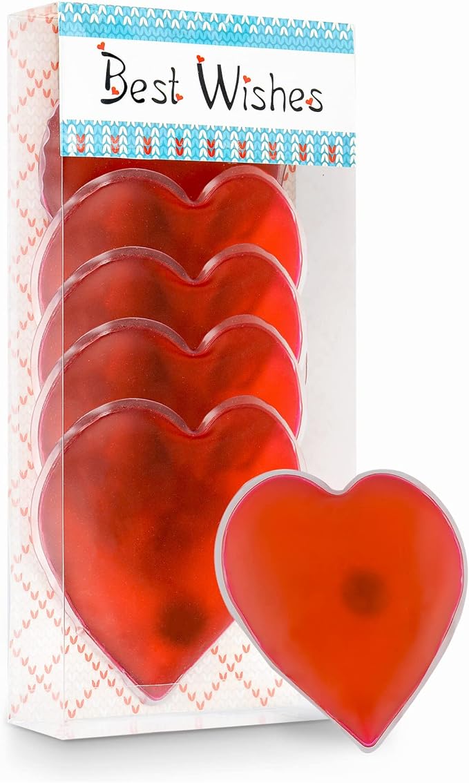 NWK Reusable Instant Hand Warmer Gel Heat Packs Body Warmer with Gift Packaged 2025 Christmas White Elephant Stocking Stuffers Gifts 6pack