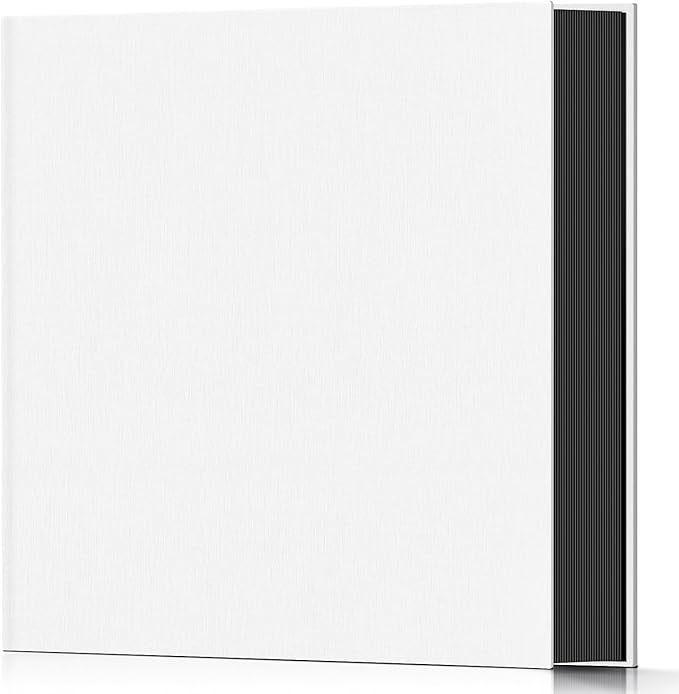 Popotop Photo Album 4x6 600 Pockets for Wedding Gifts,Linen Hardcover Picture Albums for Family Anniversary Baby Vacation Pictures
