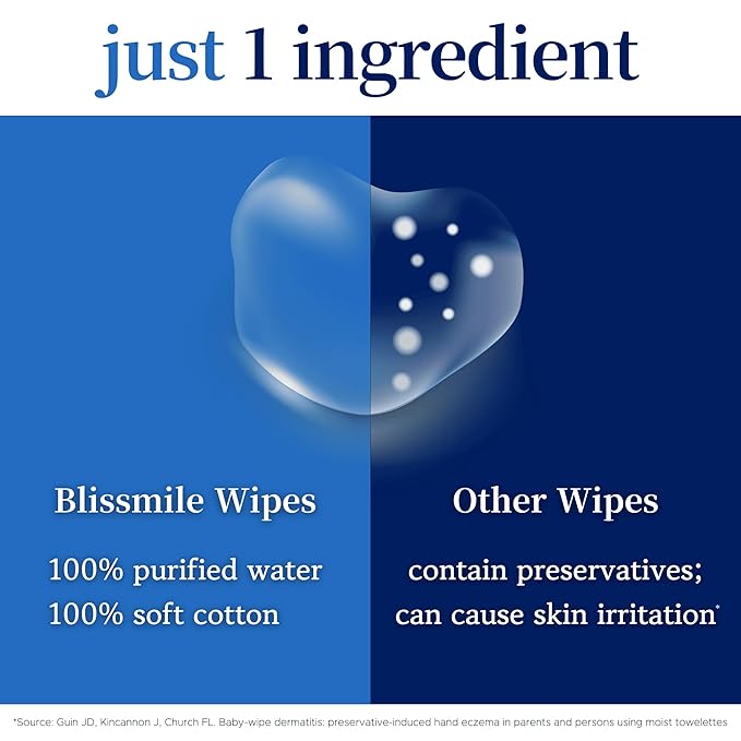 Mini Travel Wipes - 100% Water - Individually Wrapped - Hand, Face & Body - Unscented Wet Wipes for Baby & Adult with Sensitive Skin - Individual Feminine Wipes for Women, On the Go Essentials - 22 Ct