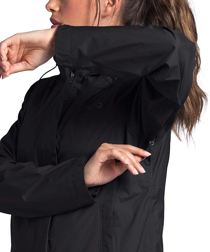 THE NORTH FACE Women's Venture 2 Waterproof Hooded Rain Jacket | Raincoat With Breathable Dryvent 2.5l Fabric, Pit-zips