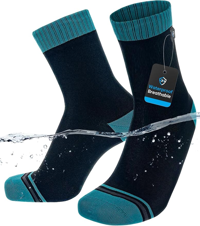 DexShell Waterproof Everyday Socks - Breathable Membrane, Quarter Crew Length for Walking, Commuting & All-Weather Comfort