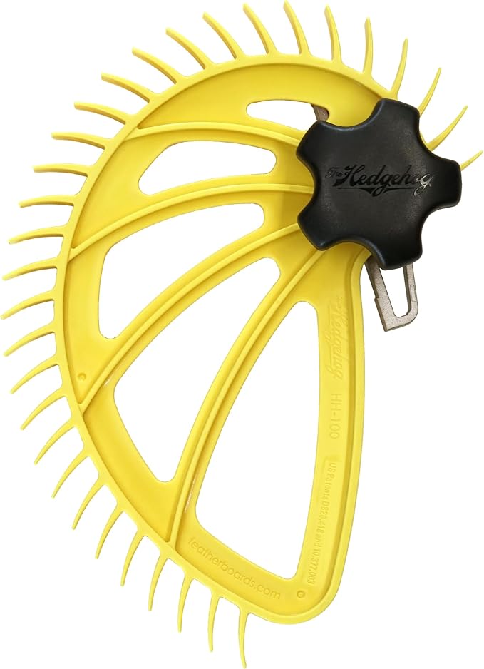 Hedgehog Spiral-Shaped Safety Featherboard - Easy One-Knob Setup | Premium DuPont Nylon Prevents Kickback for Perfect Cuts
