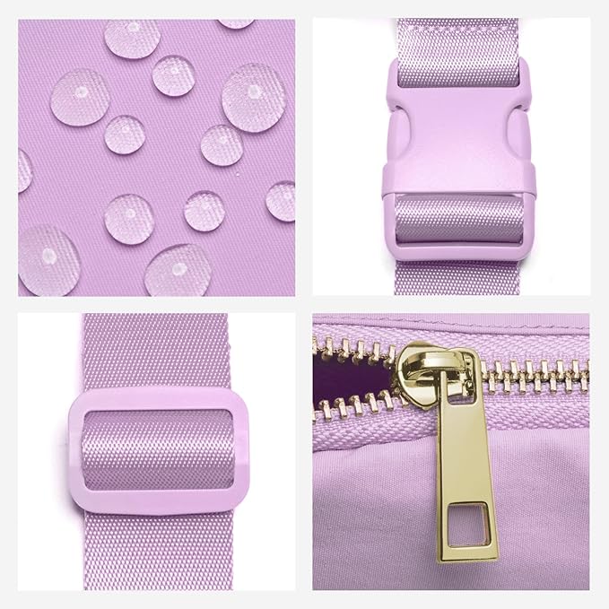 Gitus Gifts for 8 9 10 11 12 Year Old Girls Belt Bag Fanny Pack Crossbody Bags with Initial Letter Patch Cute Stuff Birthday Gifts for Teen Girls Women Personalized Trend Stuff (Lavender-O)