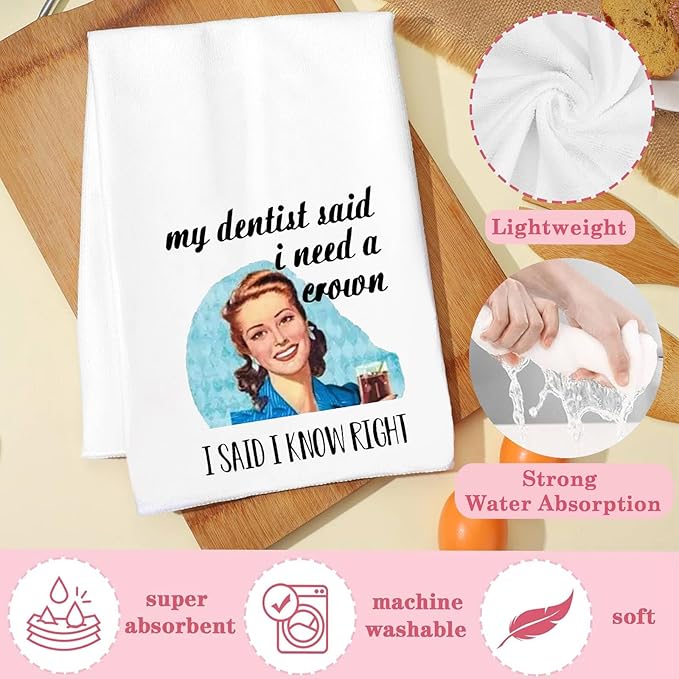 Humorous Cat Kitchen Towels Dish Towel Tea Towel Absorbent Hand Towels Decorative for Bathroom Kitchen Home Decor,Cat Love Gifts Ideal Housewarming Gift for Women,Men,Hostesses,Friends,Chefs