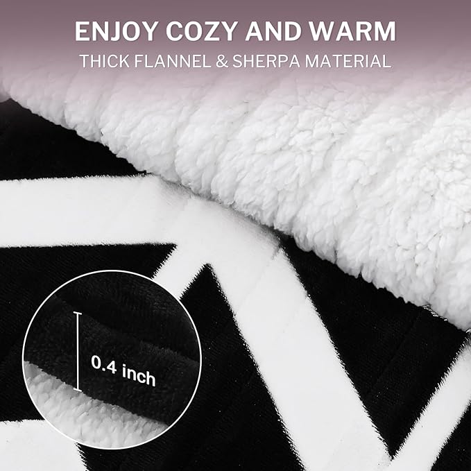 VENTIMI Electric Blanket Heated Throw, 72" x 84" Heated Blanket with 9 Heat Levels & 2 to 10 Hours Auto Off, Fast Heating Blankets with ETL & FCC Certification, Black