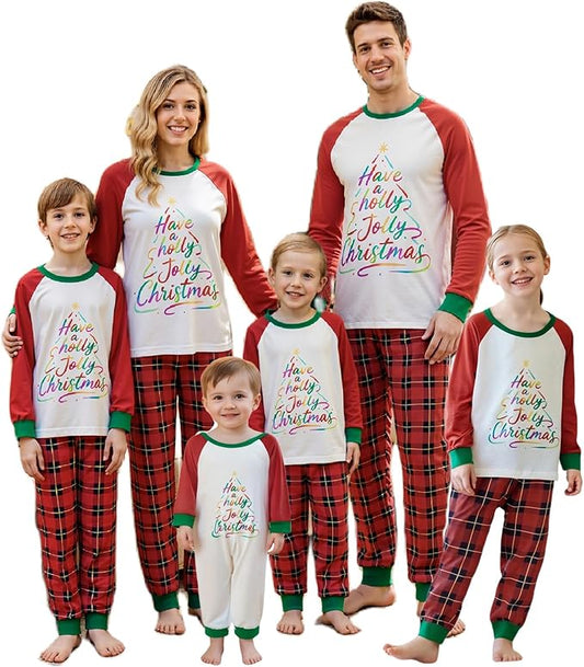 2024 Family Matching Pajamas Sets - Christmas Pjs Sleepwear Outfits for Holiday & Xmas Party