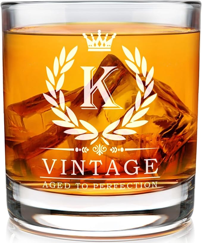 Old Fashioned Glasses Birthday Gifts for Men 11oz Personalized Whiskey Glass Engraved Monogram Drinking Glass for Man Custom Bourbon Gift For Dad Who Have Everything
