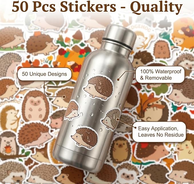 Hedgehog Gifts for Women, 5pc Gift Set for Hedgehog Lovers | Ideal birthday, Christmas, or holiday present for daughter, mom, friends, sister, and any enthusiastic hedgehog lover.