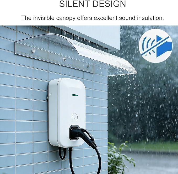 Outdoor Cover for Electrical Equipment, Charging Pile rain Cover Steel Protective Roof,Door Window Canopy Awning Garden Porch Rain Cover Shelter