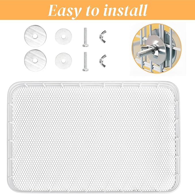 Rat Cage Platform with Mat, Chew Resistant Hanging Squirrel Ledge | Hanging Guinea Pig Cage Small Animals Platform Accessories, Animal Habitat Chinchilla Bed for Squirrel, Hamster, Parrot