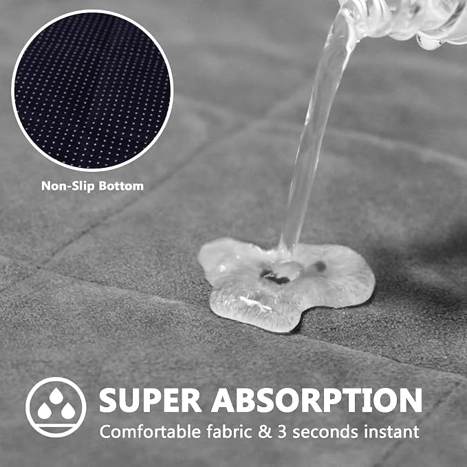Washable Guinea Pig Fleece Bedding, 24"x36" Reusable Cage Liner 2 Pack | Cage Bedding, Absorbent, Non-Slip, Waterproof Rabbit Bedding, Machine Washable, Small Animal Cage Accessory