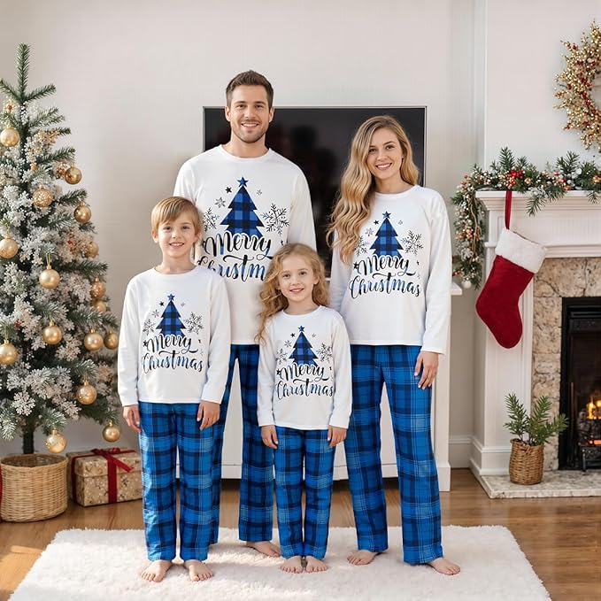 2024 Family Matching Pajamas Sets - Christmas Pjs Sleepwear Outfits for Holiday & Xmas Party