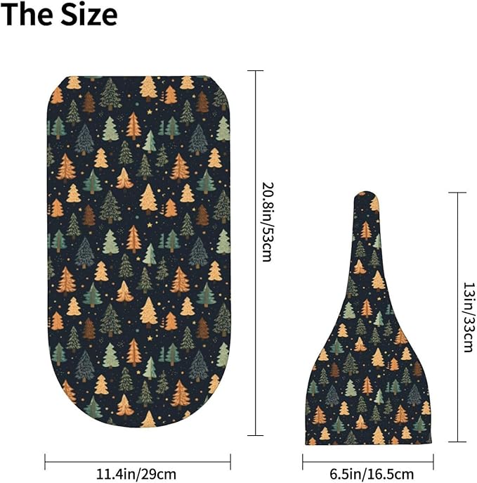 Christmas Baby Swaddle Blanket and Hat Set for Newborn Boys Girls Soft Infant Wrap Sleep Christmas Gold Tree