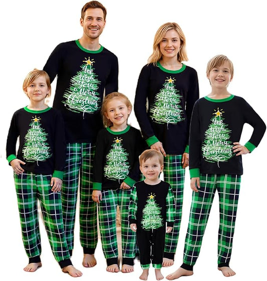 2024 Family Matching Pajamas Sets - Christmas Pjs Sleepwear Outfits for Holiday & Xmas Party