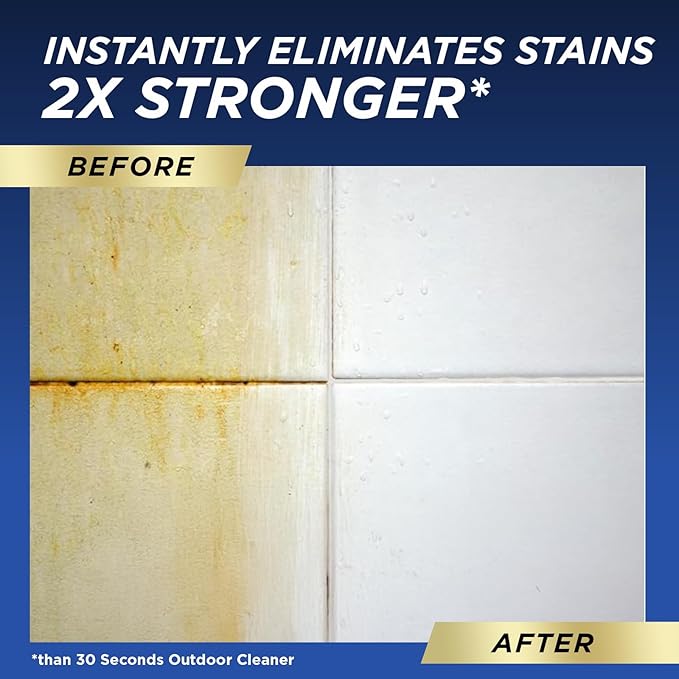 30 SECONDS Pro Mold and Mildew Stain Remover | Scrub Free | Brighter Results Instantly | Ready To Use | 1 Gallon (4 PACK)