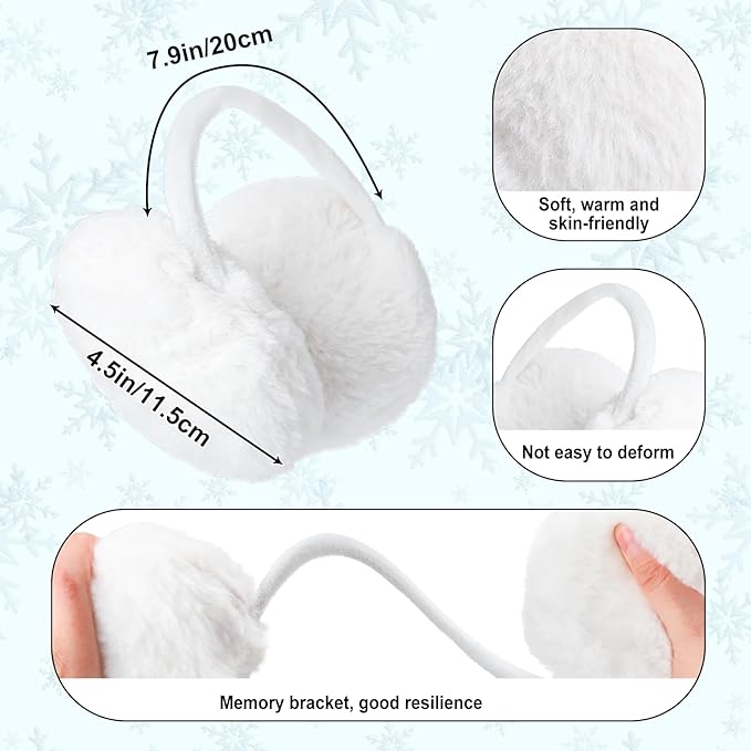 JenPen 4 Pcs Winter Hat Scarf and Gloves Set for Women Include Ear Cover Cold Weather Scarf Hat Knit Beanie Gloves