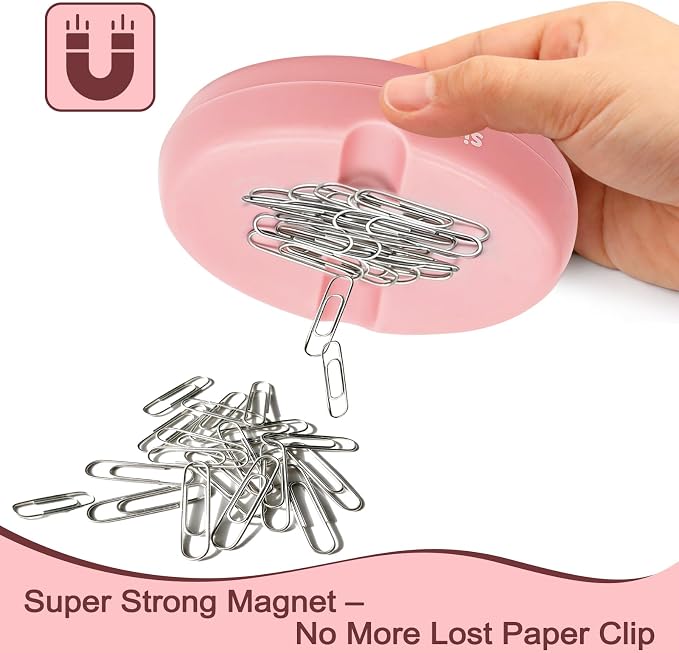 Sizobi Magnetic Bobby Pin Holder,Magnetic Pin Cushions for Sewing | (Pins Excluded) Securely Holds Metal Hair Clips & Paper Clip, Sewing Supplies,Needle Magnetic Quilting Pins Holder Organizer